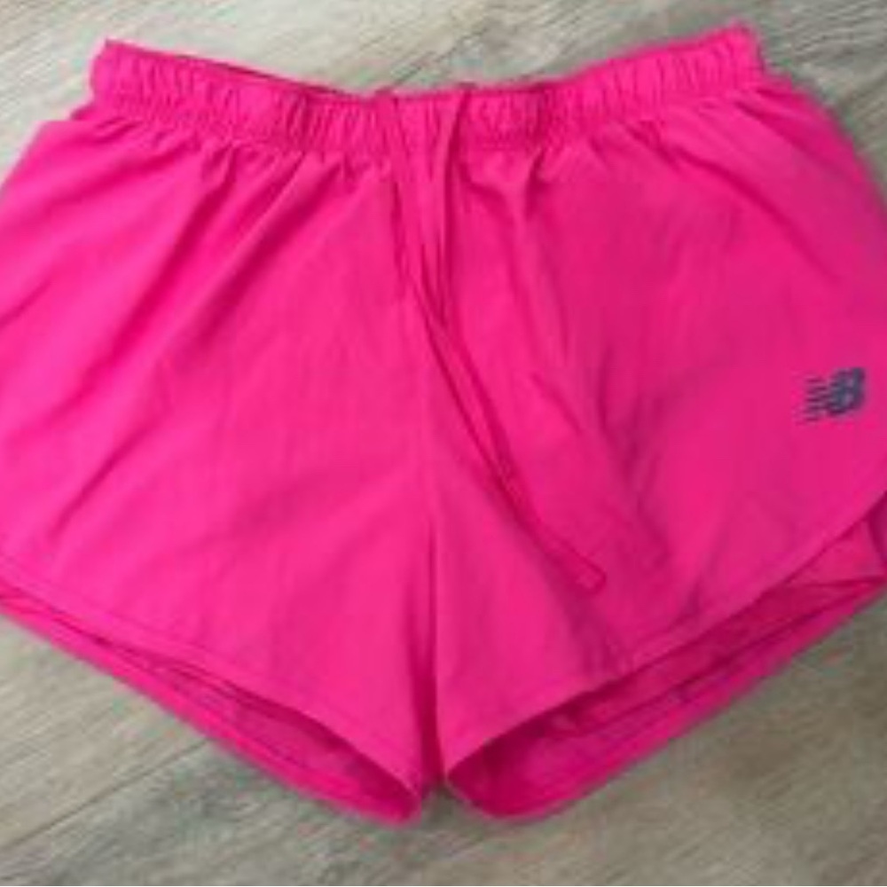 New Balance Women's Vibrant Pink Athletic Shorts